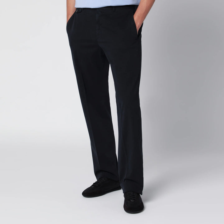 PT Torino - Navy Cotton Trousers