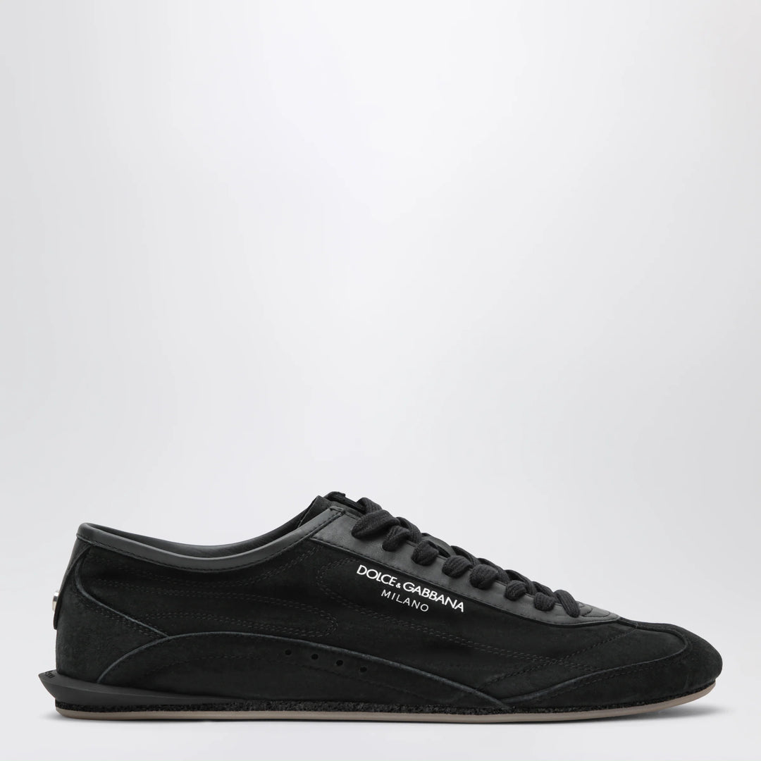 Dolce&amp;Gabbana - Black DG Sailing raffia trainers
