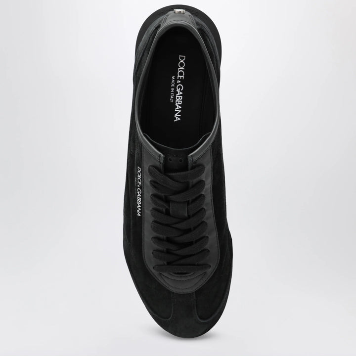 Dolce&amp;Gabbana - Black DG Sailing raffia trainers