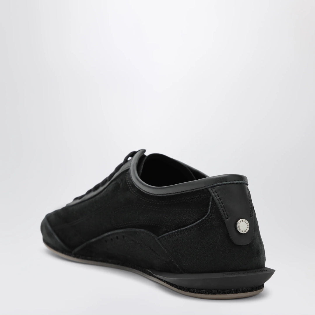 Dolce&amp;Gabbana - Black DG Sailing raffia trainers