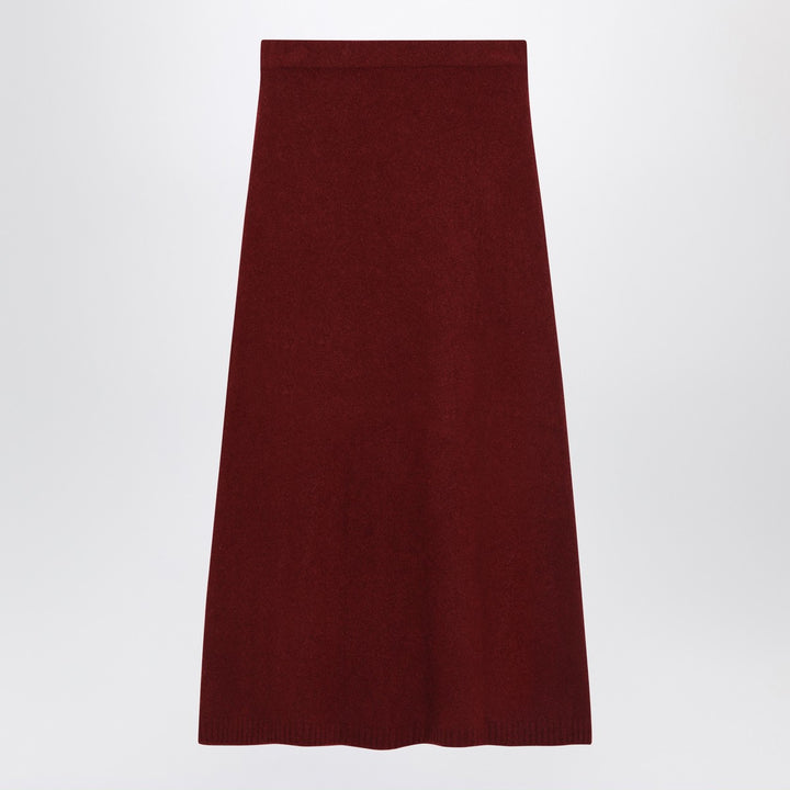 Max Mara Raspberry skirt in stretch cashmere knit