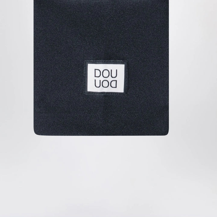 Douuod - Black shiny nylon-blend leggings