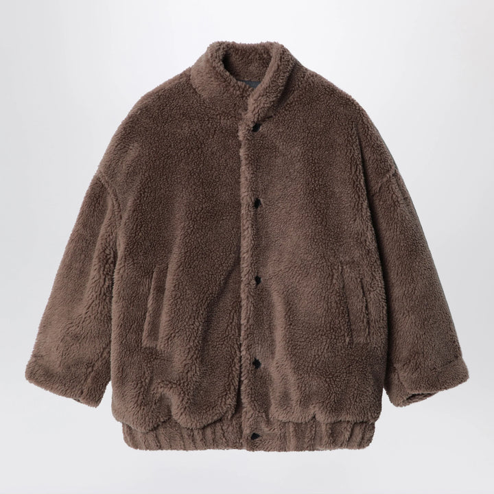 Douuod - Brown teddy-effect jacket