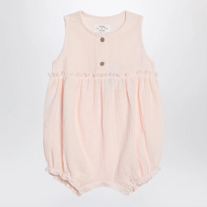 Teddy &amp; Minou - Pink cotton romper