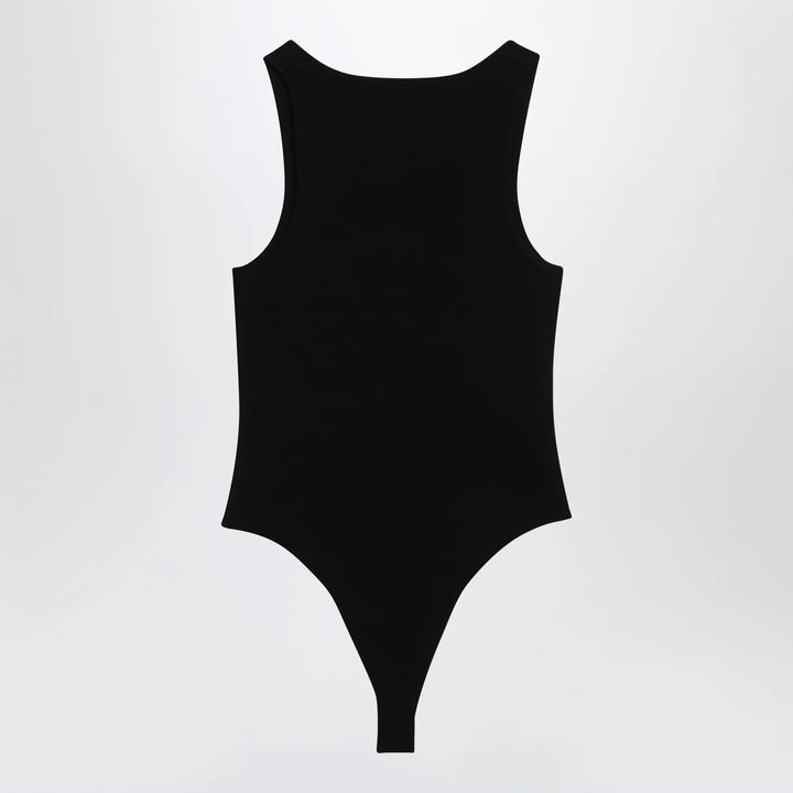 Entire Studios - Black viscose jersey bodysuit