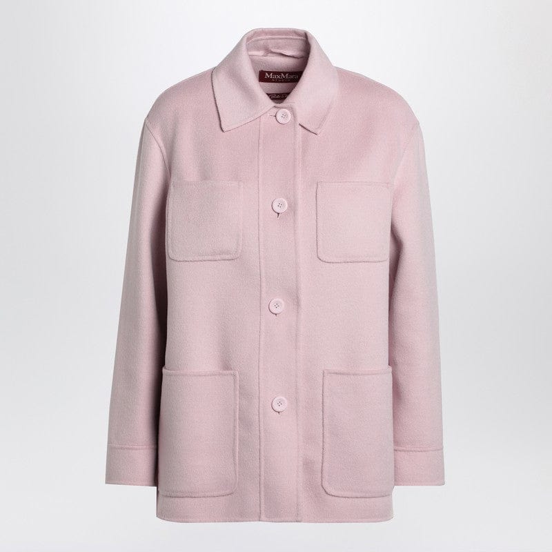 Jackets Max Mara Studio Pink wool blend jacket Brand