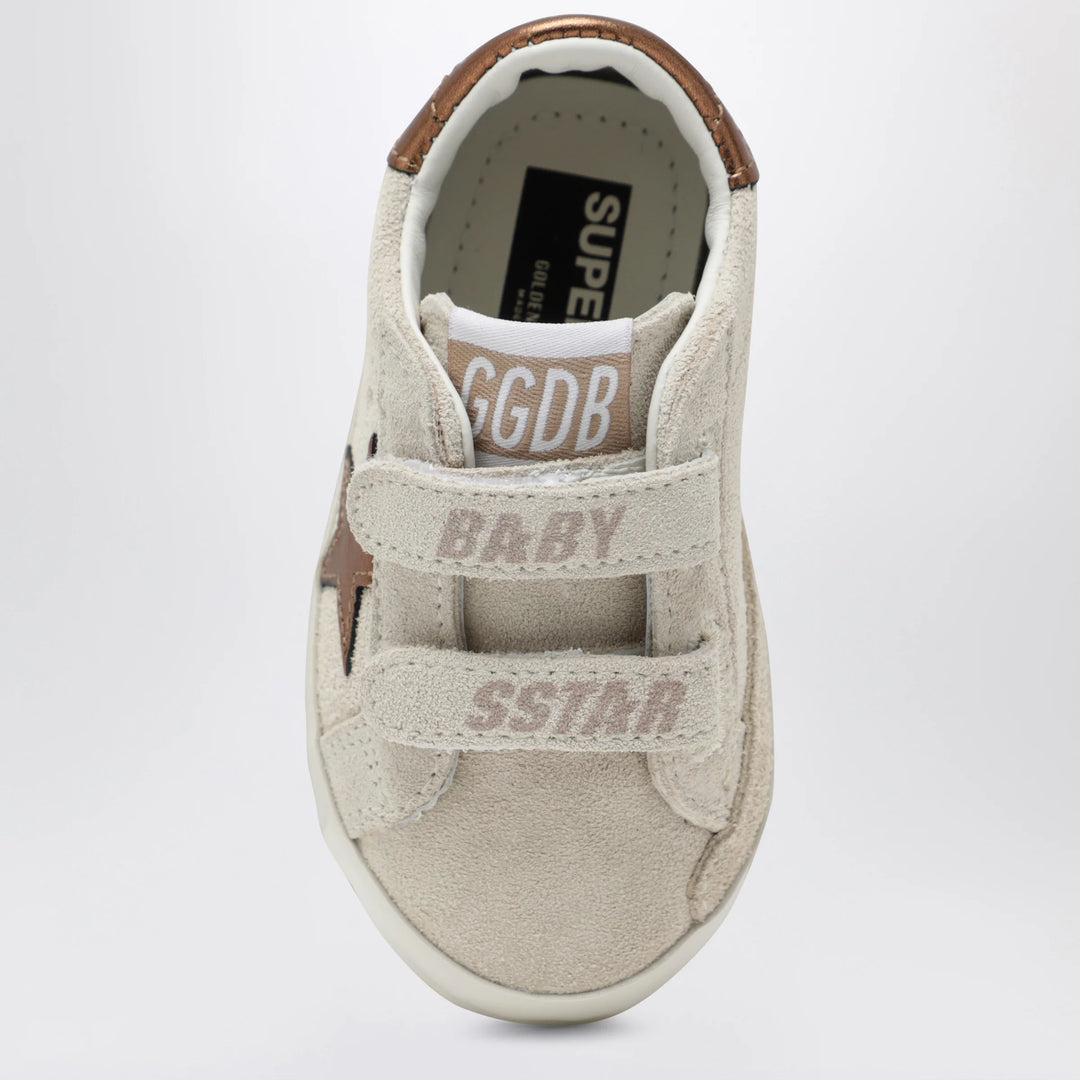 Golden Goose - Baby Old School sneakers in beige/copper