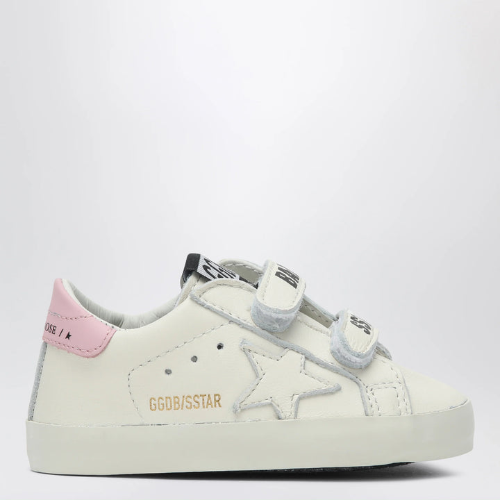 Golden Goose - Set Sneakers Baby School white/pink with socks