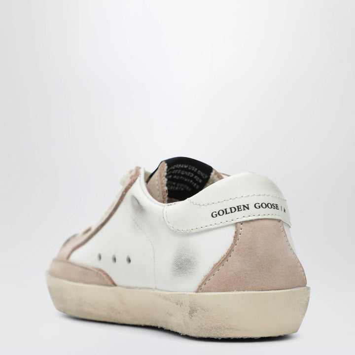 Golden Goose - Super-Star sneakers in white/pink/silver