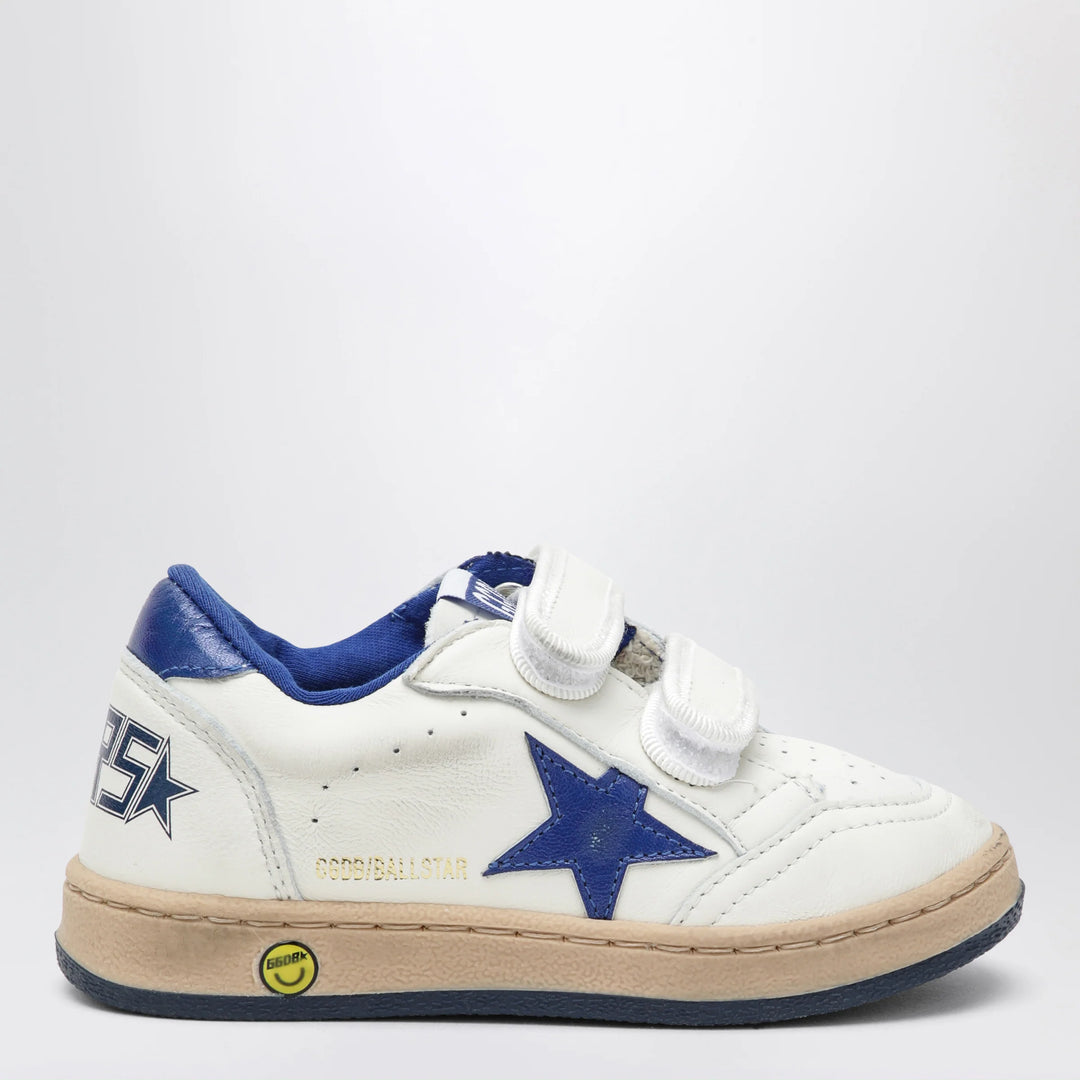 Golden Goose - Ball Star sneakers in white/blue