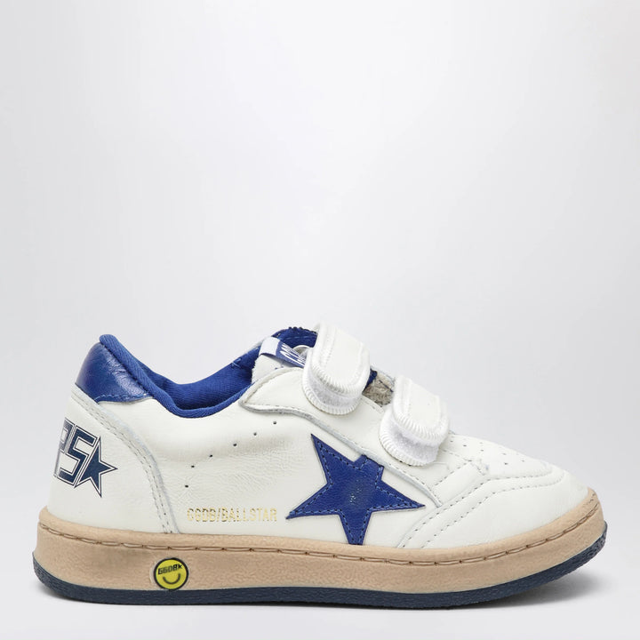 Golden Goose - Ball Star sneakers in white/blue