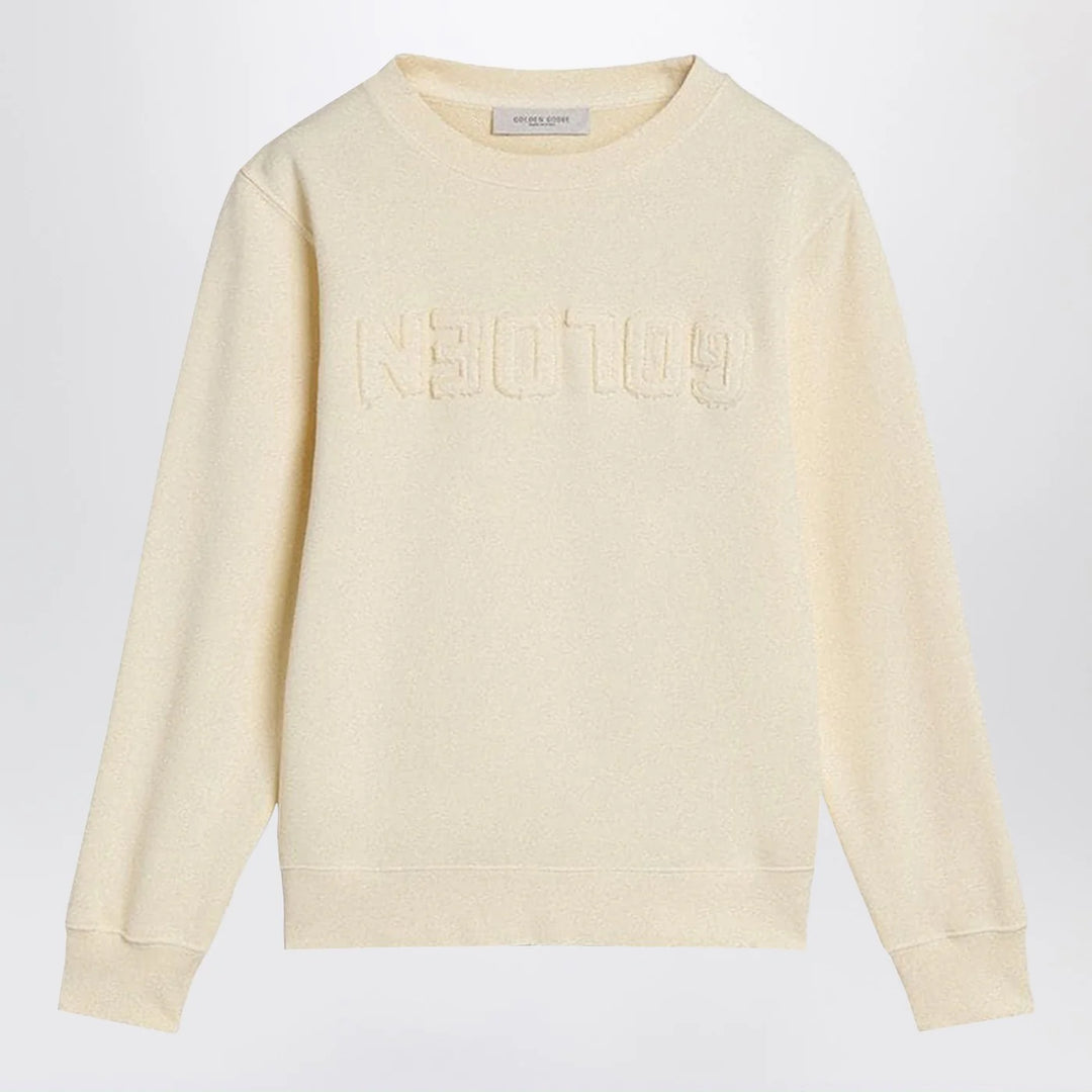 Golden Goose - Ivory cotton sweatshirt