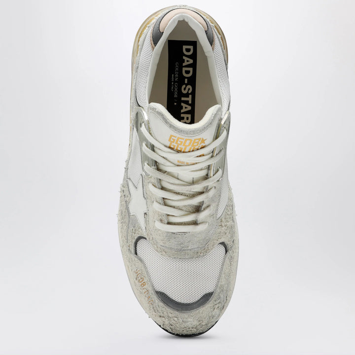 Golden Goose - Dad-Star trainers in suede and white/silver mesh