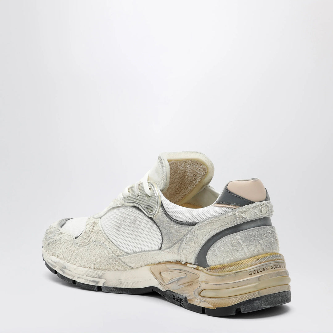Golden Goose - Dad-Star trainers in suede and white/silver mesh