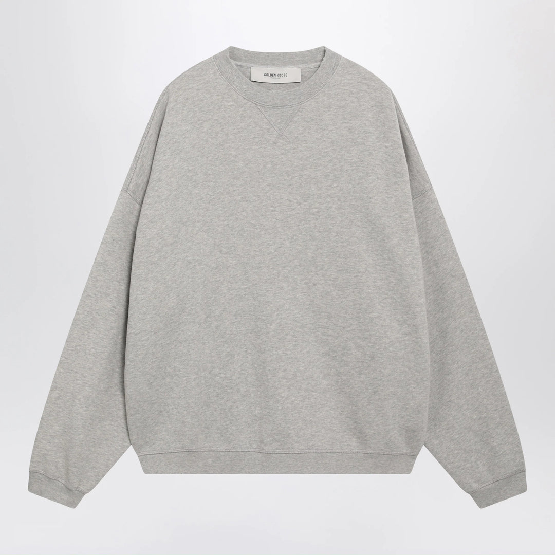 Golden Goose - Journey crewneck cotton sweatshirt in grey