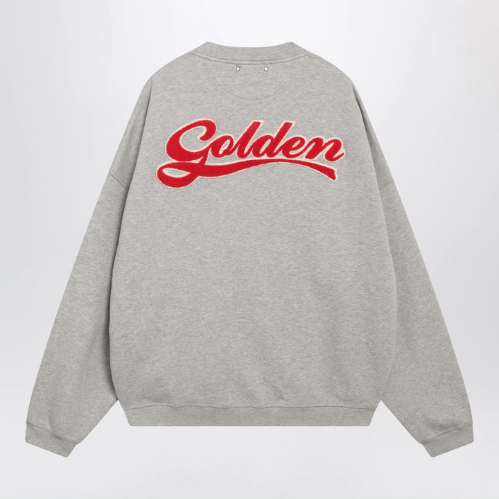Golden Goose - Journey crewneck cotton sweatshirt in grey