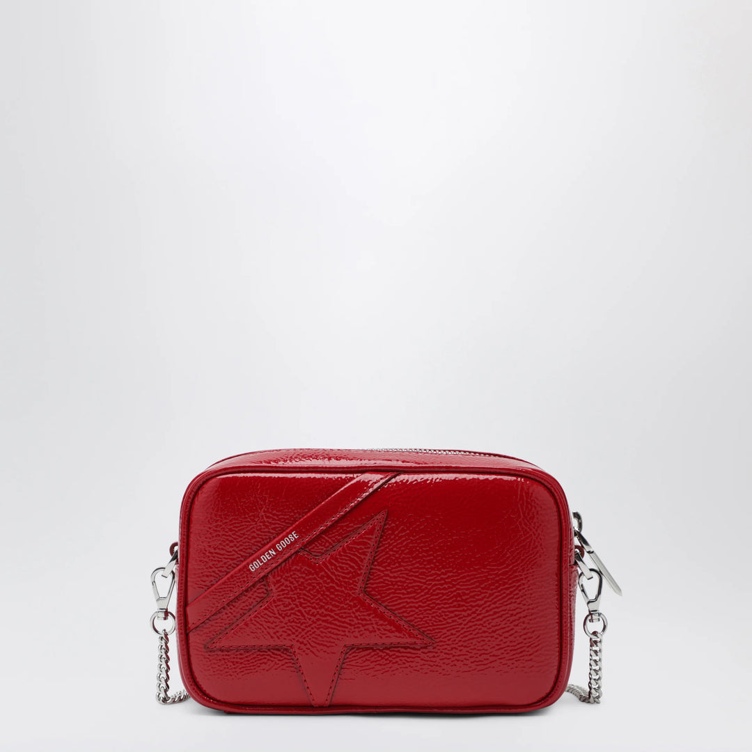 Golden Goose - Mini Star Bag in patent leather ruby red