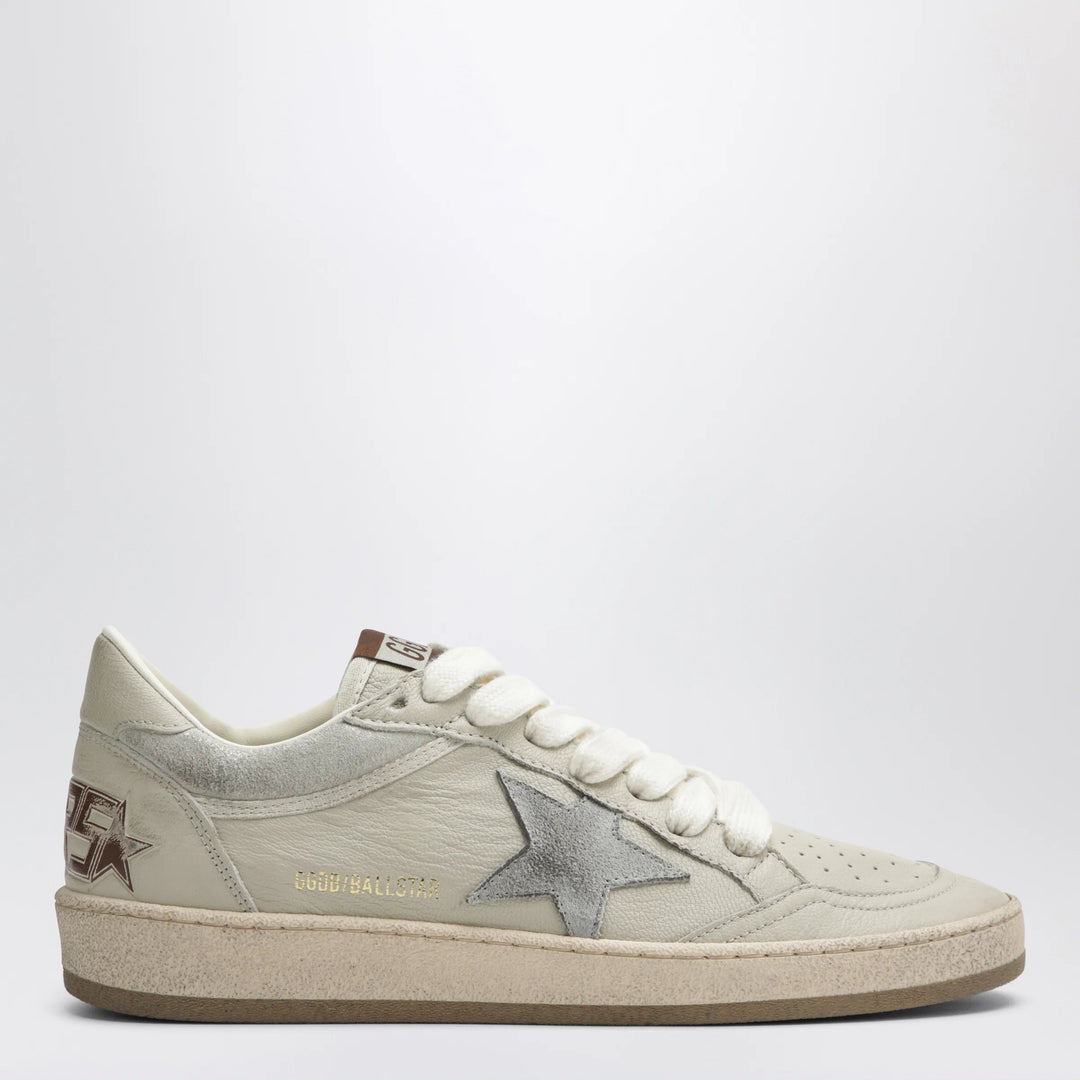 Golden Goose - Ball Star sneakers in cream/light grey