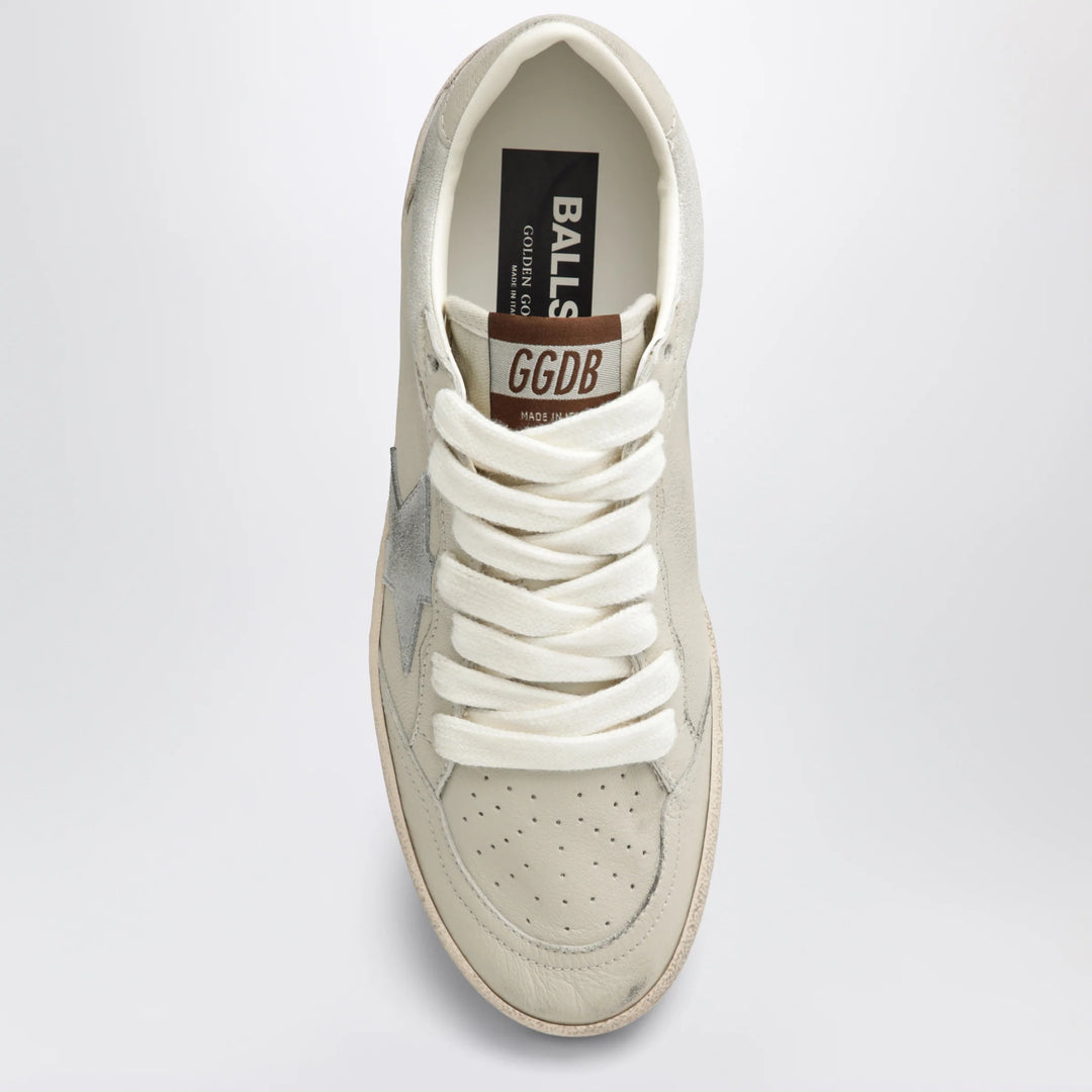 Golden Goose - Ball Star sneakers in cream/light grey