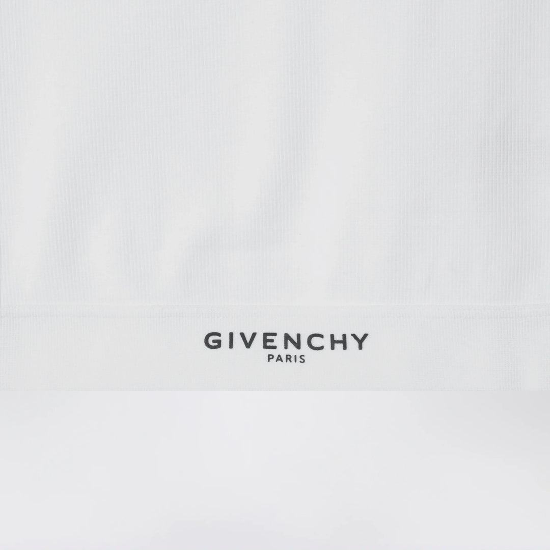 Givenchy - White cropped top with logo