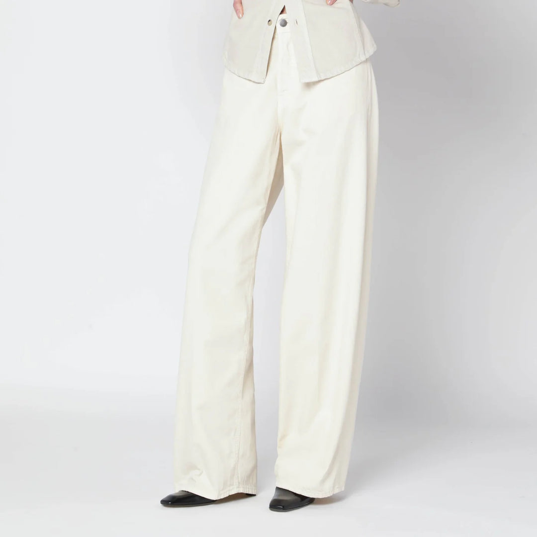 HAIKURE - Butter-coloured Bethany jeans