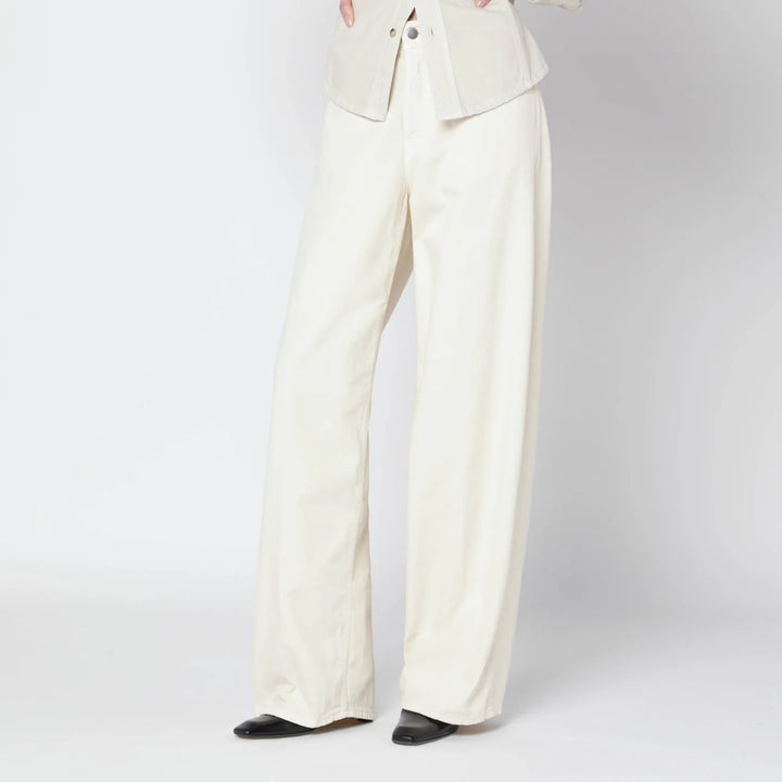 HAIKURE - Butter-coloured Bethany jeans
