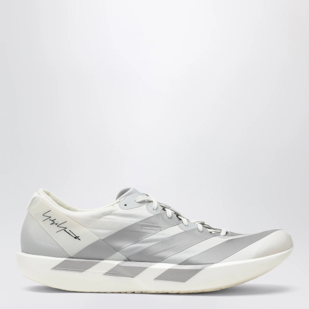adidas Y-3 - Adios 9 mesh trainers in chalk white and grey