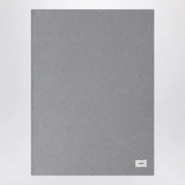 Tekla - Grey lambswool blanket