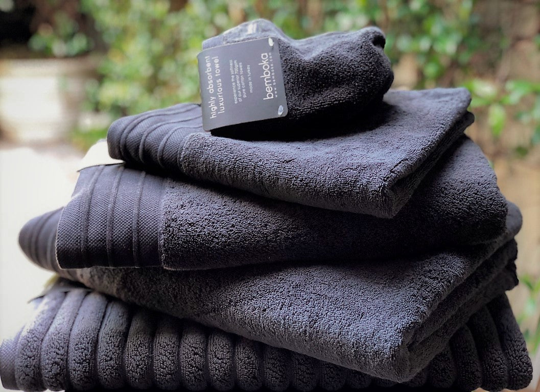 Bemboka Toweling 纯棉手巾 - 奢华木炭