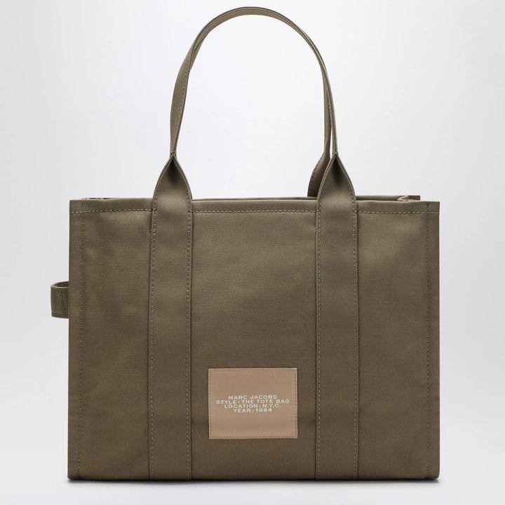 Marc Jacobs - Slate green canvas large Tote Bag