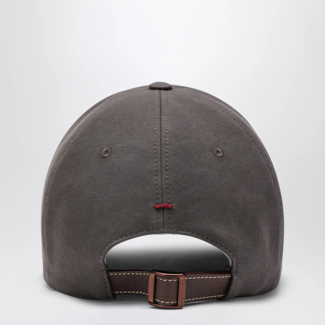 Brunello Cucinelli - Brown cotton baseball cap