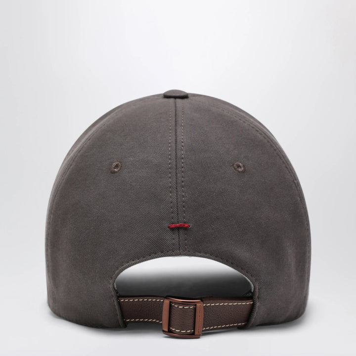 Brunello Cucinelli - Brown cotton baseball cap