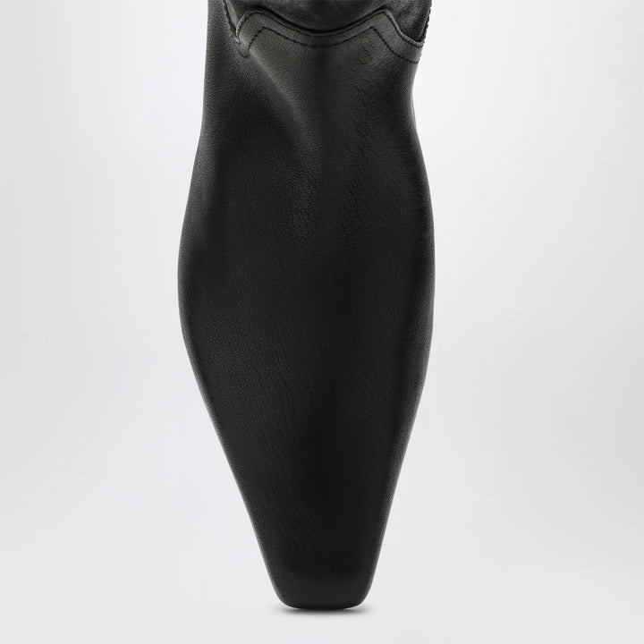 Paris Texas - Bettina Boot 25 calfskin leather boots in black
