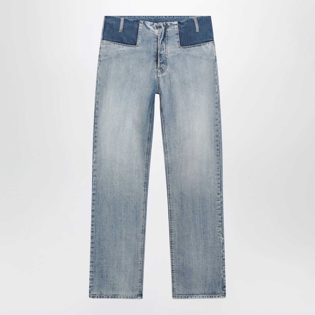 Maison Margiela - Patchwork jeans in indigo blue denim