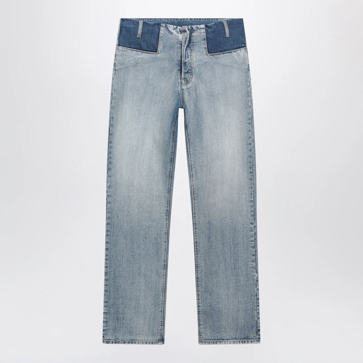 Maison Margiela - Patchwork jeans in indigo blue denim