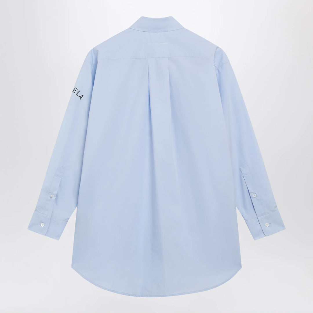 MM6 Maison Margiela - Light blue cotton shirt