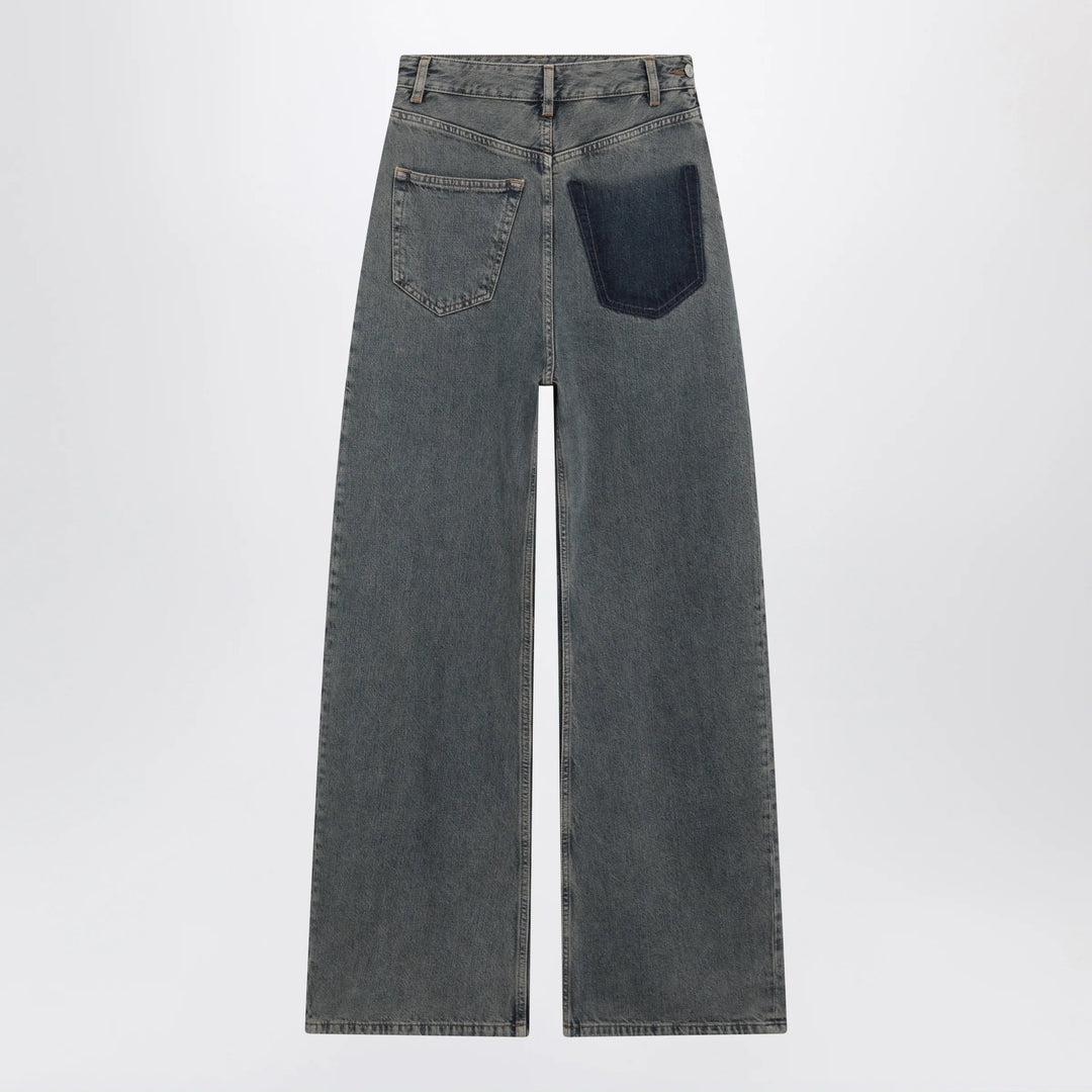 MM6 Maison Margiela - Grey wide-leg jeans