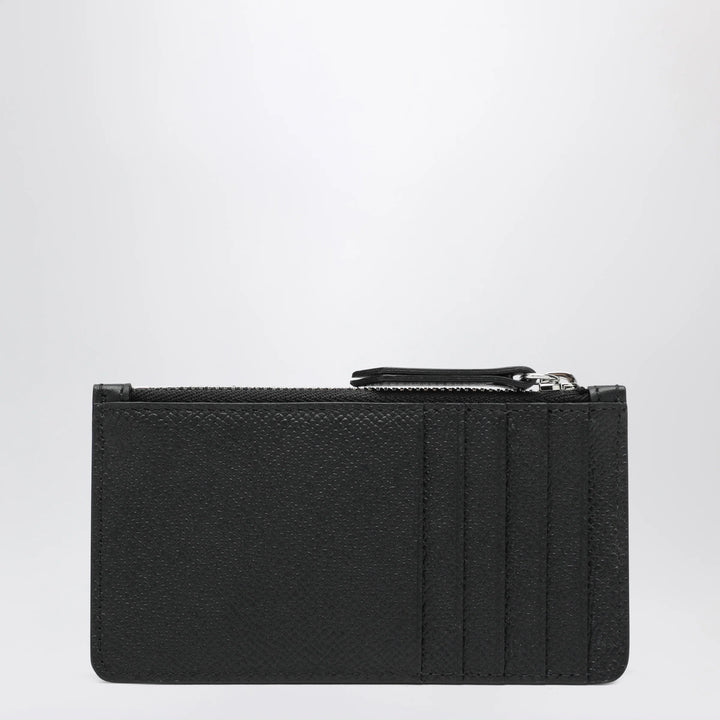 Maison Margiela - Black Four Stitches Zip Card Holder