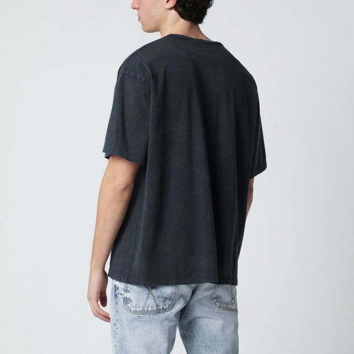 Dsquared2 - Grey vintage-effect T-shirt with rock print