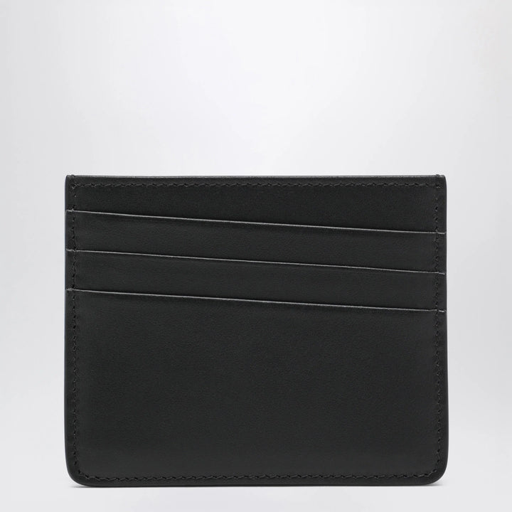 Maison Margiela - Four Stitches Card Holder in Black Calf Leather