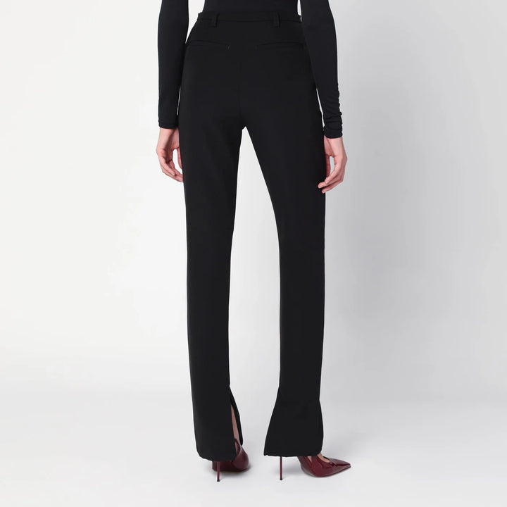 TheLatest - Black trousers with zipped slits