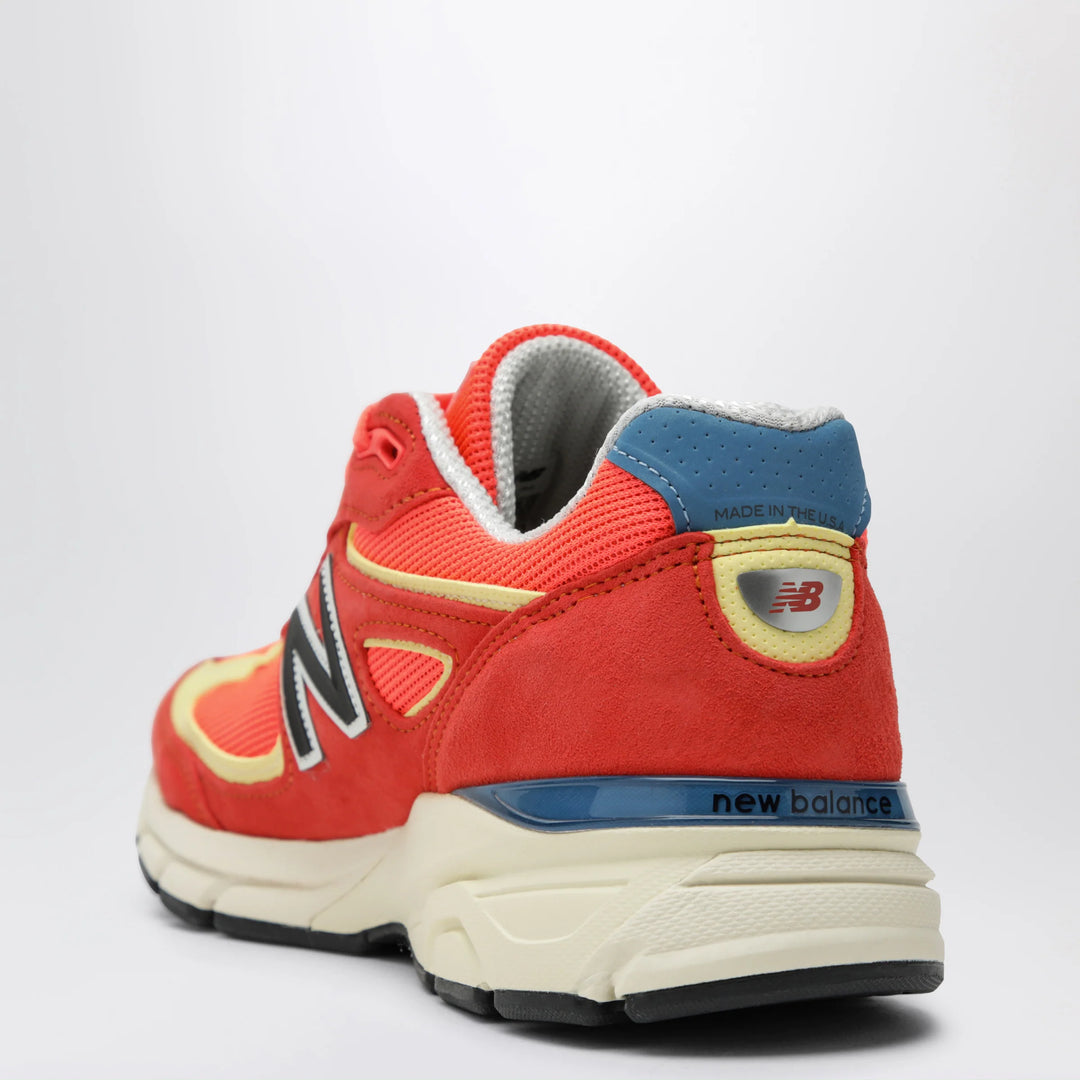 New Balance - Sneakers Made in USA 990v4 Urgent Red/Maize/Afterglow