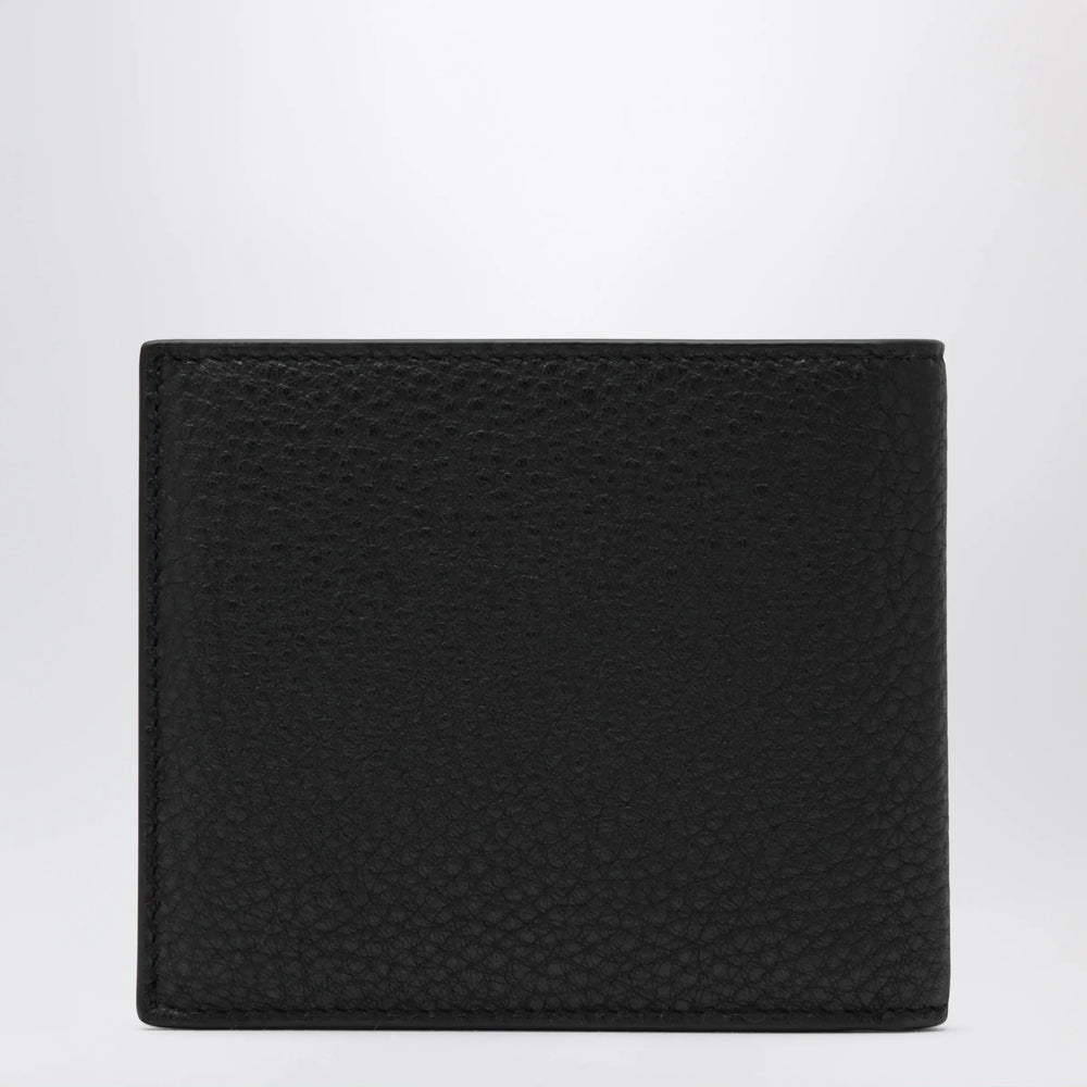 Balenciaga - Black grained leather card holder with logo Brand Apparel & Accessories U