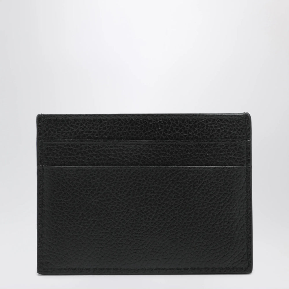 Balenciaga - Cash black card holder in grained leather Brand Apparel & Accessories U