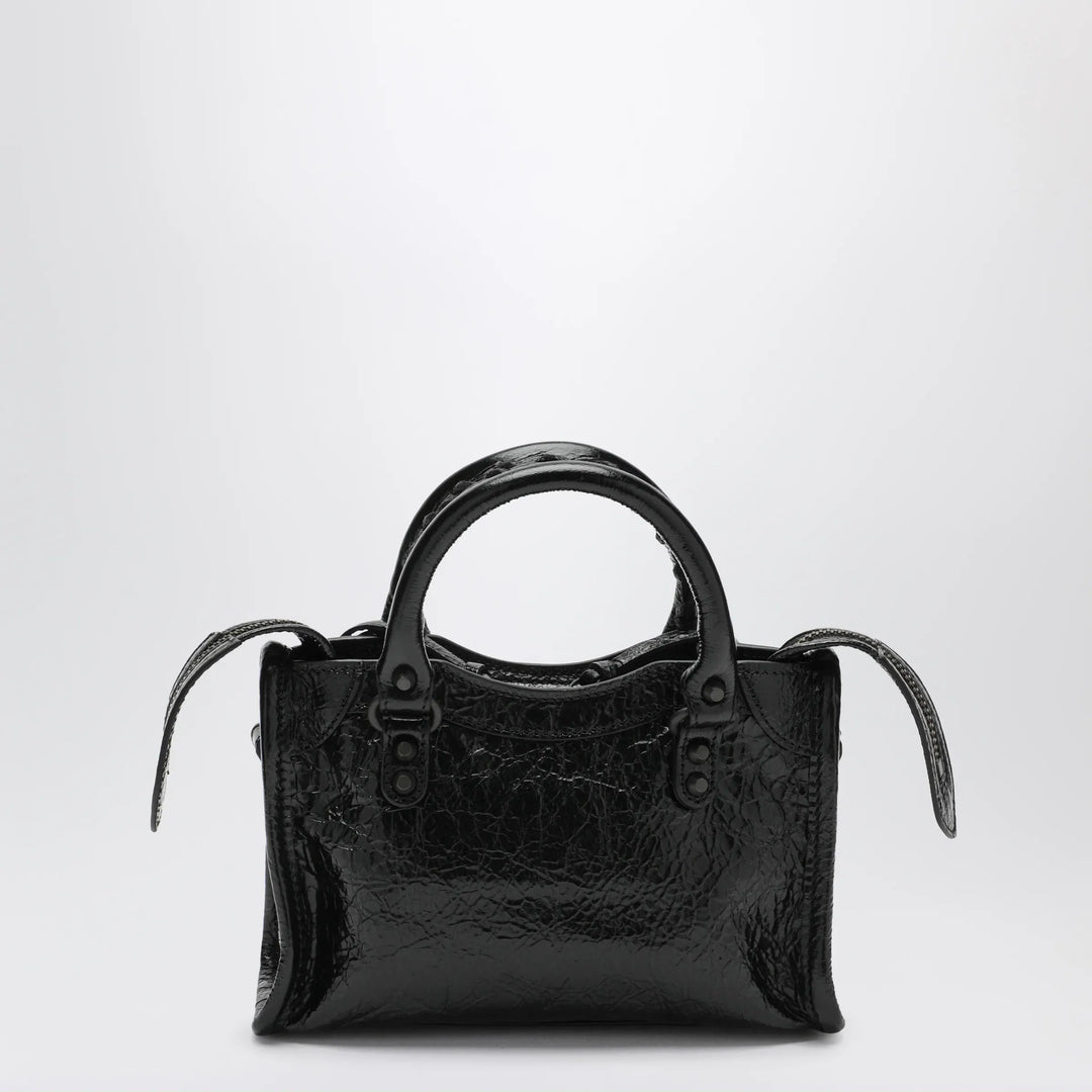 Balenciaga - Le City Nano leather handbag in black Brand Apparel &amp; Accessories U