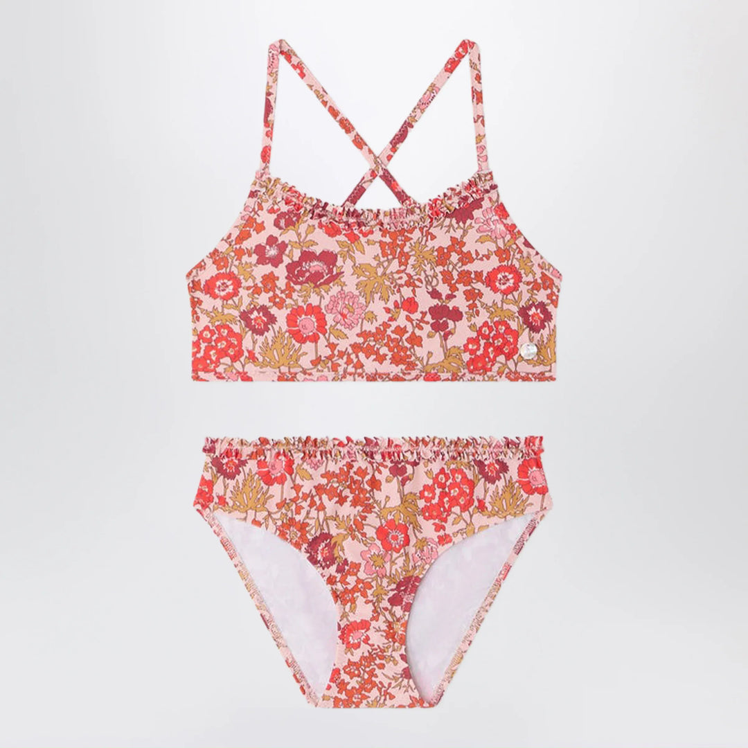 Bonpoint - Lais pink swimsuit in Liberty fabric Brand Apparel & Accessories 10