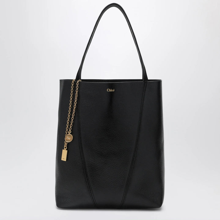 Chloé - Chloé Spin black medium Tote Bag Brand Apparel &amp; Accessories