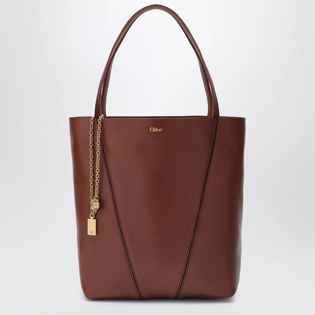 Chloé - Medium brown Chloé Spin Tote Bag Brand Apparel &amp; Accessories TU