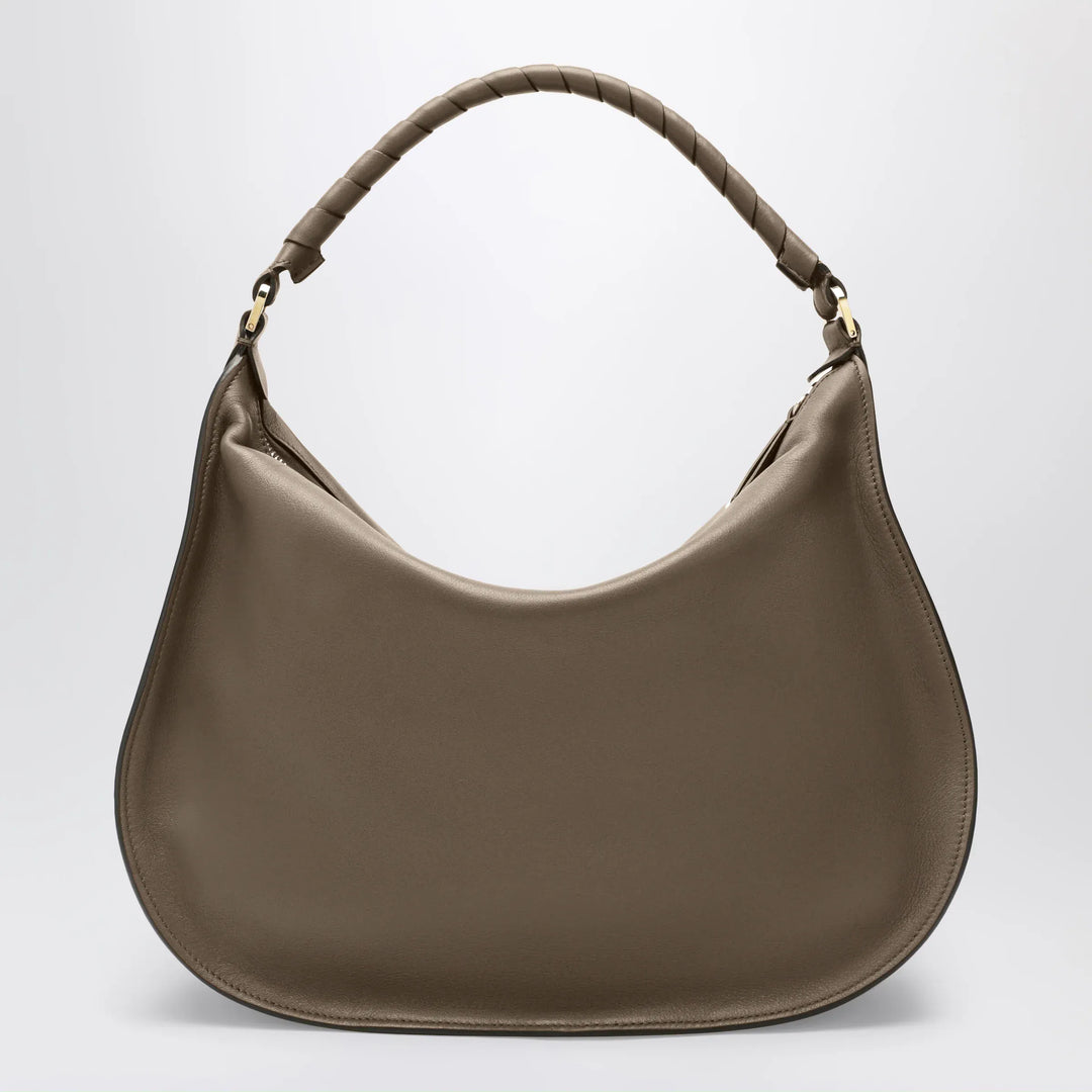 Chloé - Taupe Marcie shoulder bag in leather Brand Apparel &amp; Accessories TU