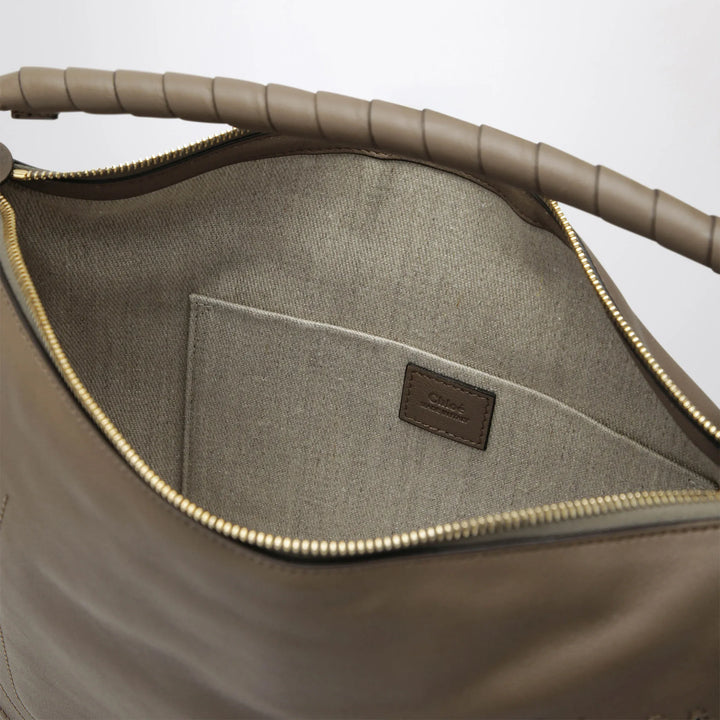 Chloé - Taupe Marcie shoulder bag in leather Brand Apparel &amp; Accessories TU